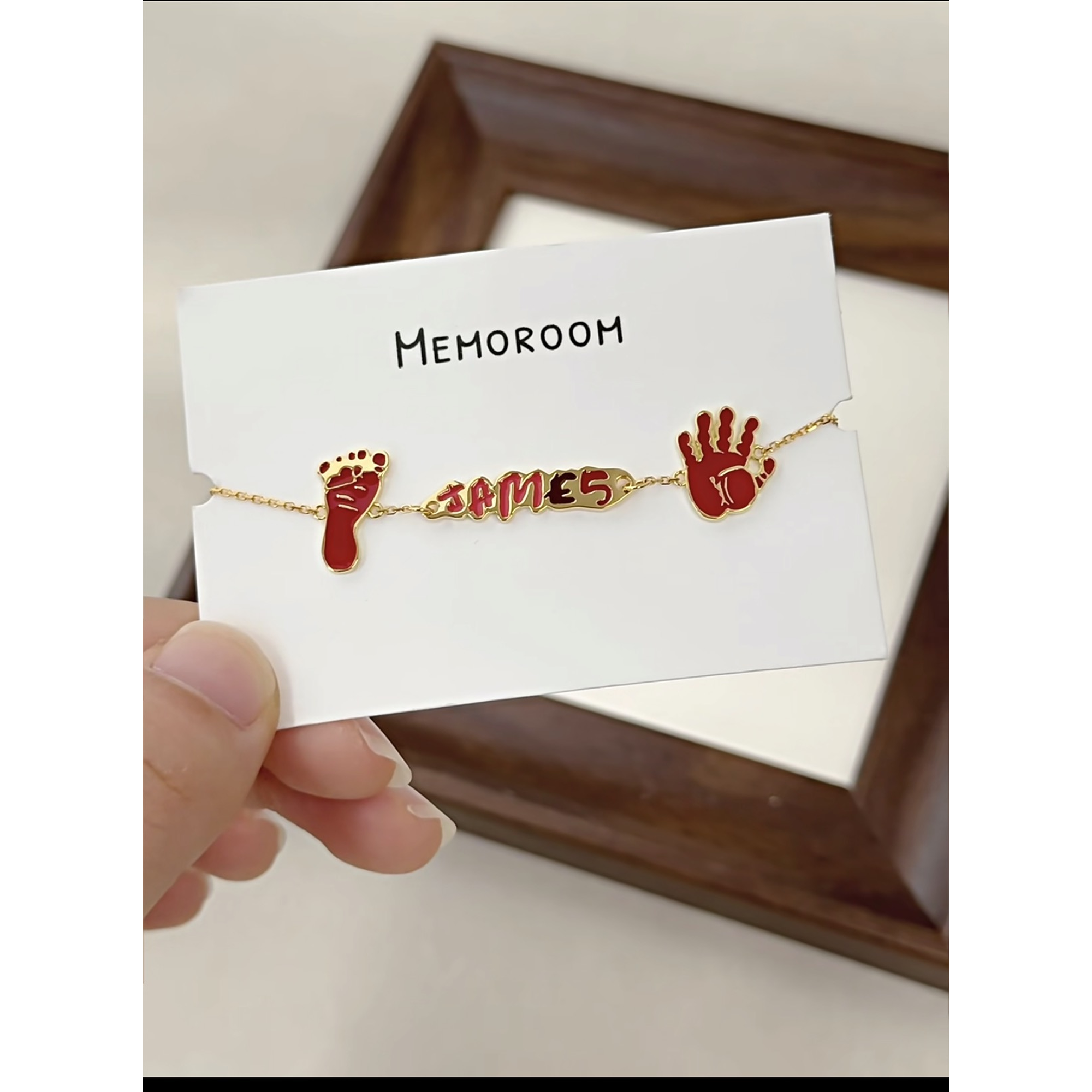 Custom Kids Artwork Bracelet, Sterling Silver Enamel Keepsake Jewelry