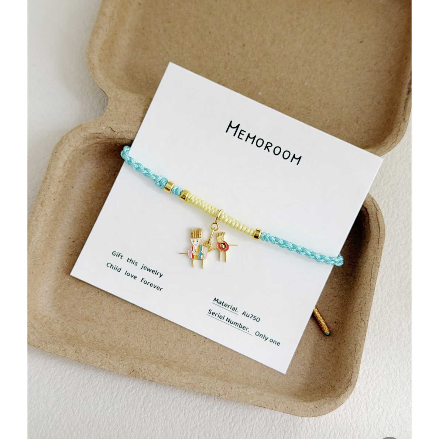 Custom Sterling Silver Kids Art Bracelet, Wearable Child Drawing Keepsake