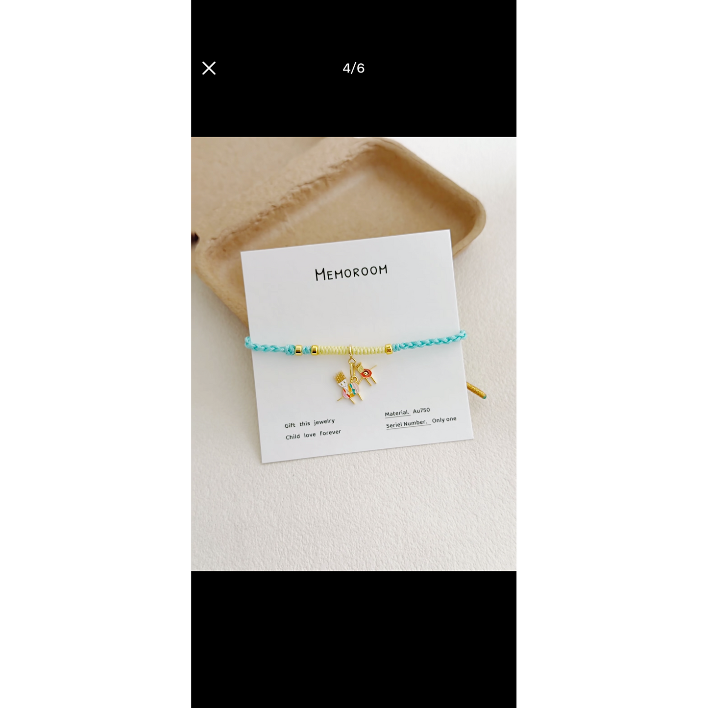 Custom Sterling Silver Kids Art Bracelet, Wearable Child Drawing Keepsake