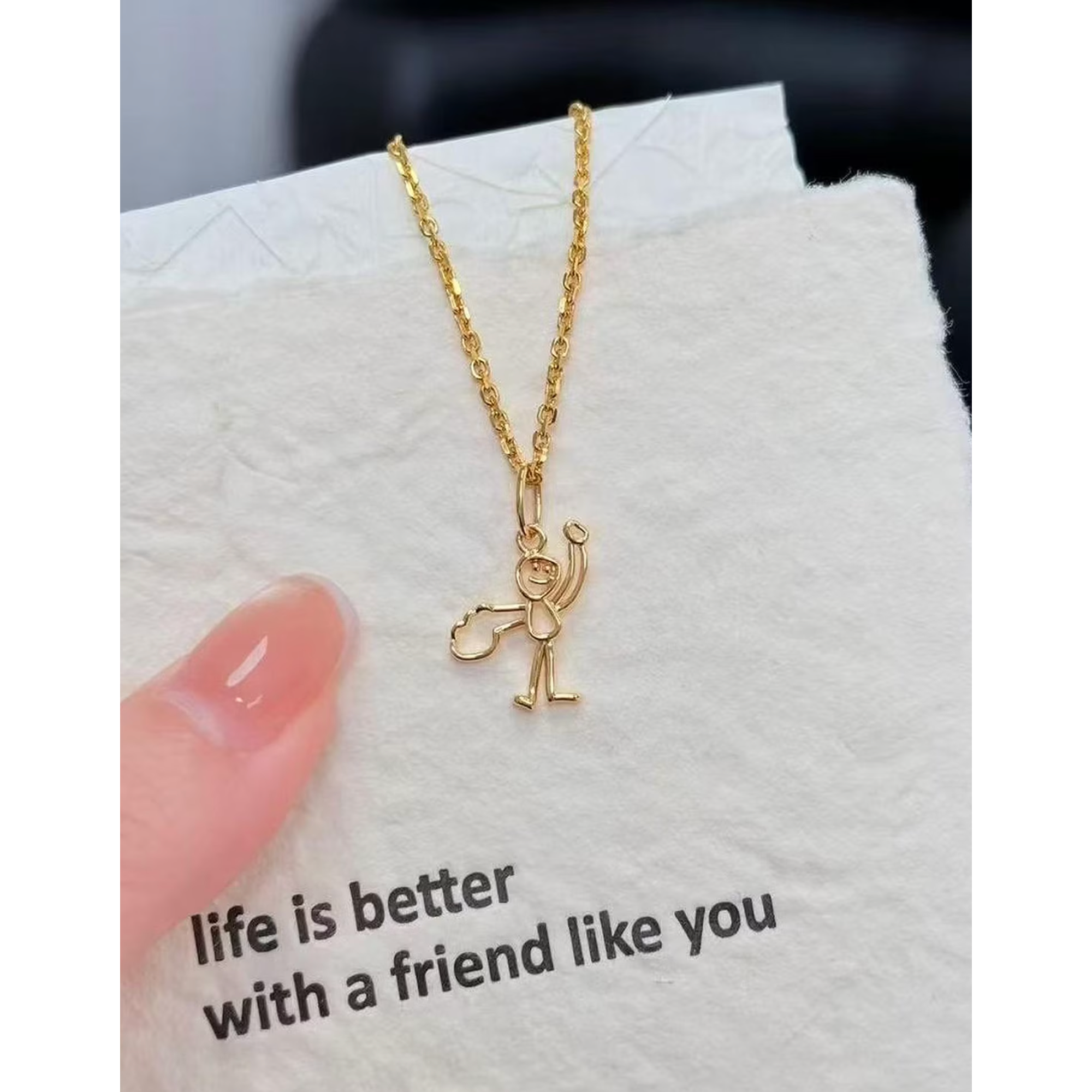 Custom Kids Drawing Line Art Necklace, Sterling Silver Child Artwork Jewelry, Personalized Modern Keepsake