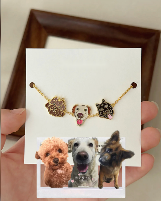 Mom's Gifted Necklace From Kids Drawing, Personalised Artwork Jewellery, Custom Sterling Silver Enamel Keepsake (副本) (副本) (副本) (副本)